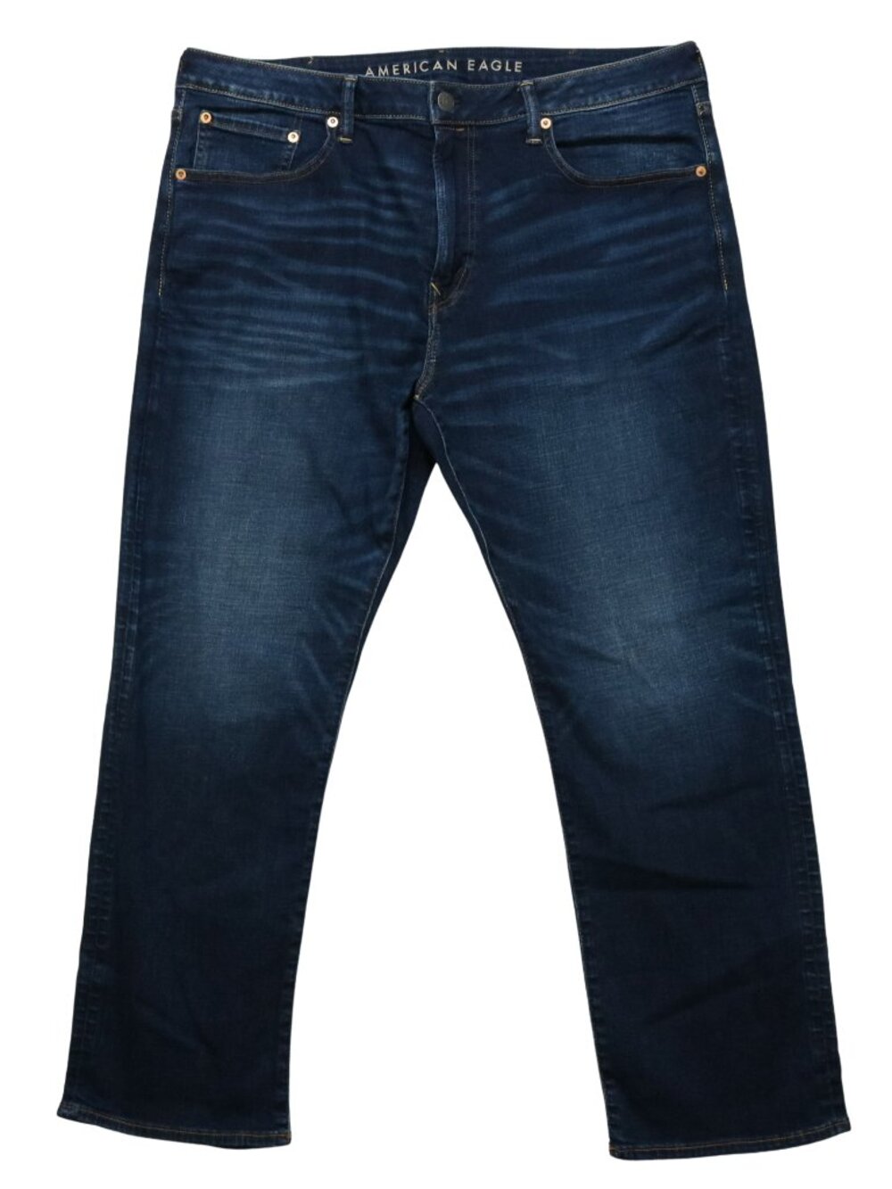 American Eagle Airflex + Relaxed Straight Denim Jeans Mens SIZE 38 x 30